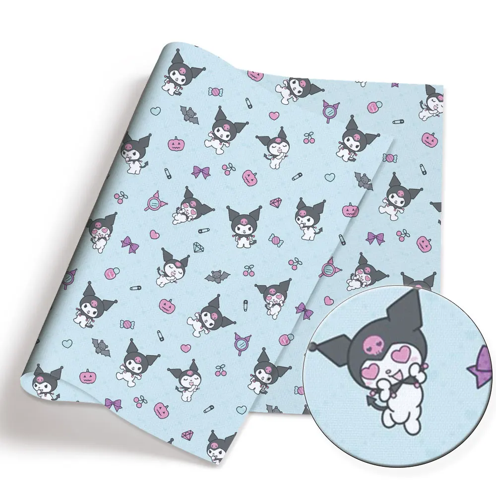 Hello Kitty 140x50CM Cartoon Polyester cotton fabric Patchwork Tissue Kid Home Textile Sewing Doll Dress Curtain cotton Fabric