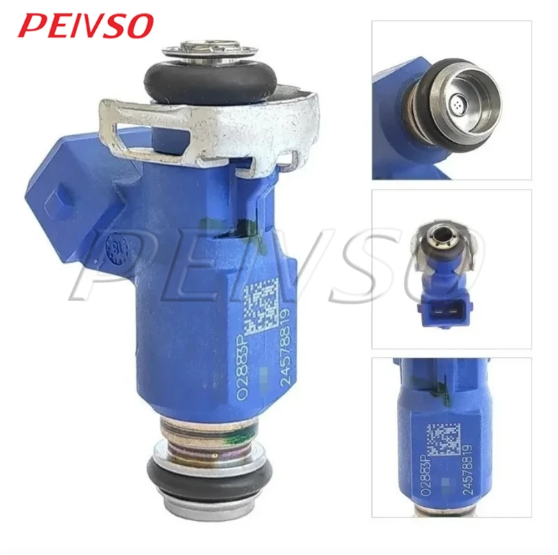 

PEIVSO 4pcs 24578819 Fuel injector For GM Buick Chevrolet Cadillac Hummer Opel Saab nix Prisma 8V FlexFJ 10740 1.0