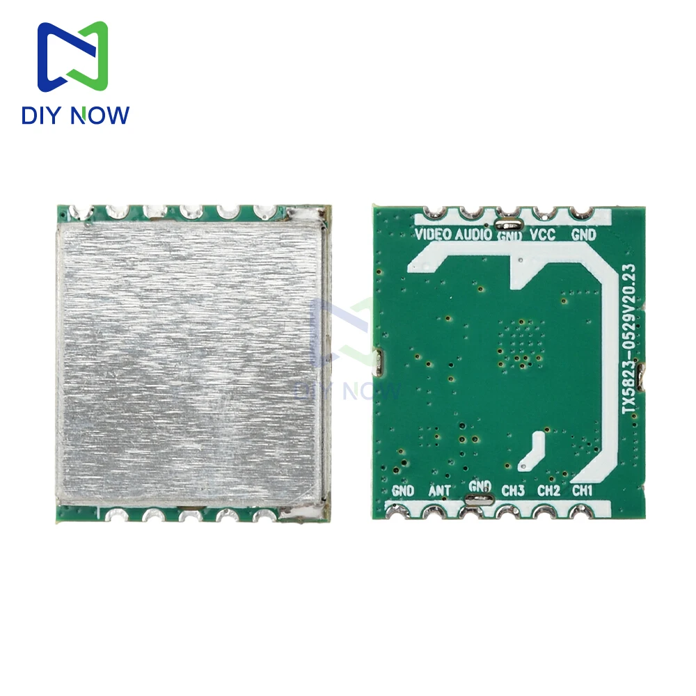 

5.8G TX5823 wireless audio and video transmitter module 8-channel transmitter module VCO/PLL/FM modulation for FPV drone system