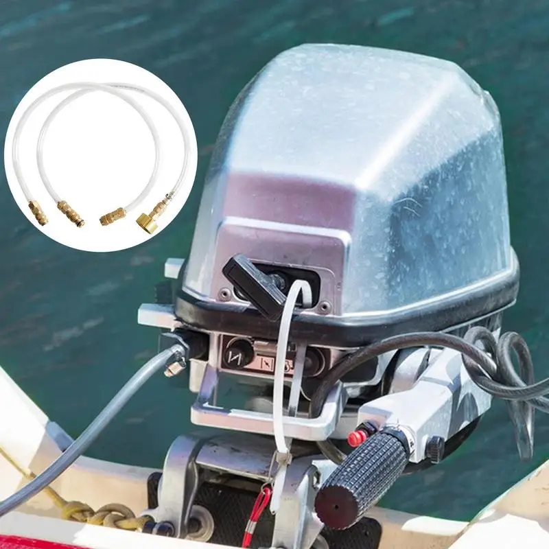 Barco portátil sangrar Kit, mangueira de enchimento de óleo Boat Fill Tube, tubos de sangramento transparentes, multifuncional flexível Marinha