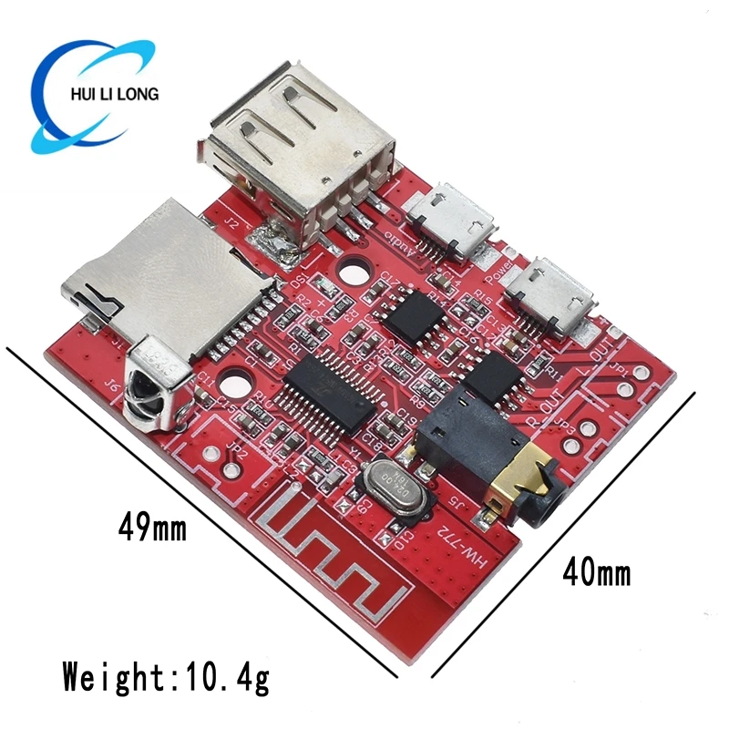 3 واط سيارة بلوتوث 4.1 MP3 WAV فك مجلس المتكلم مكبر للصوت وحدة استقبال الصوت دعم USB/TF/U-DISK/IR التحكم عن بعد #3