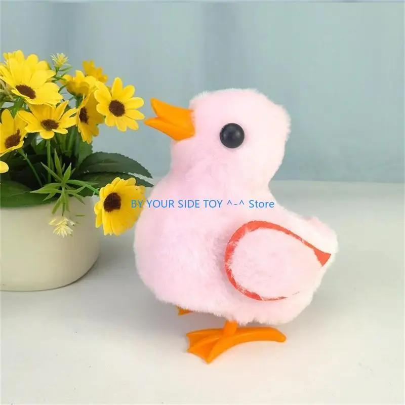 لعبة Quacking Plush Duck Toy محشو الحيوانات الموسيقية هدية عيد الميلاد المشي المشي للأطفال الصغار الأولاد الفتيات u6xe