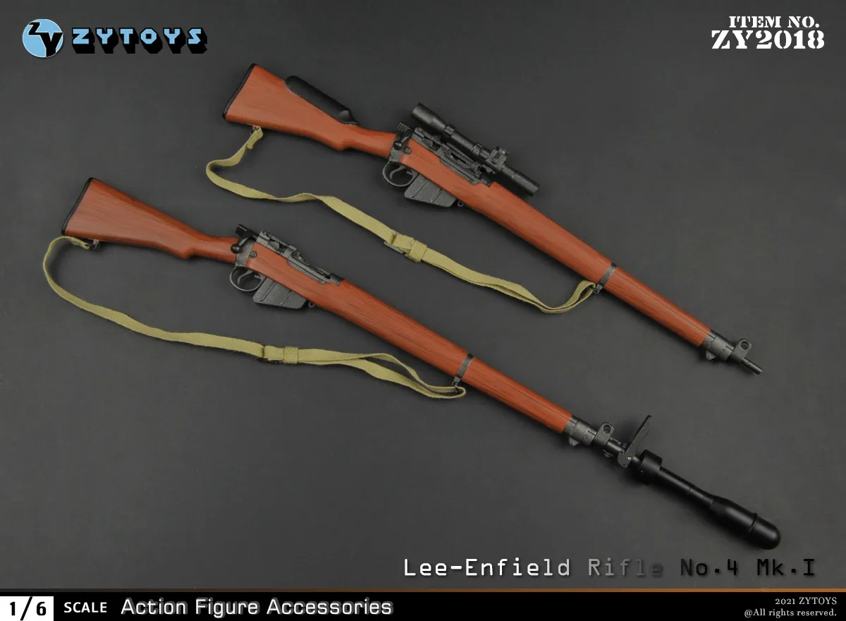 ZY2018 1/6 Lee-Enfield Serie Geweren WWII Britse Leger voor 12 ''Action Figure Plastic Model Militaire Soldaat collectie