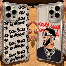 Hot Rapper A-Anuel AA Phone Case for IPhone 16 15 14 13 12 11 Mini Pro Max X XR XSMax 8 Plus SE2020 Shockproof Transparent Cover