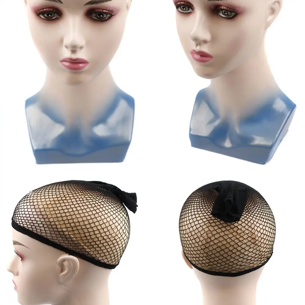 Elastic Wig Cap Mesh Open Ended Hair Net For Long Hair Breathable Stretchy Under Wig Liner Comfortable Styling Accessories