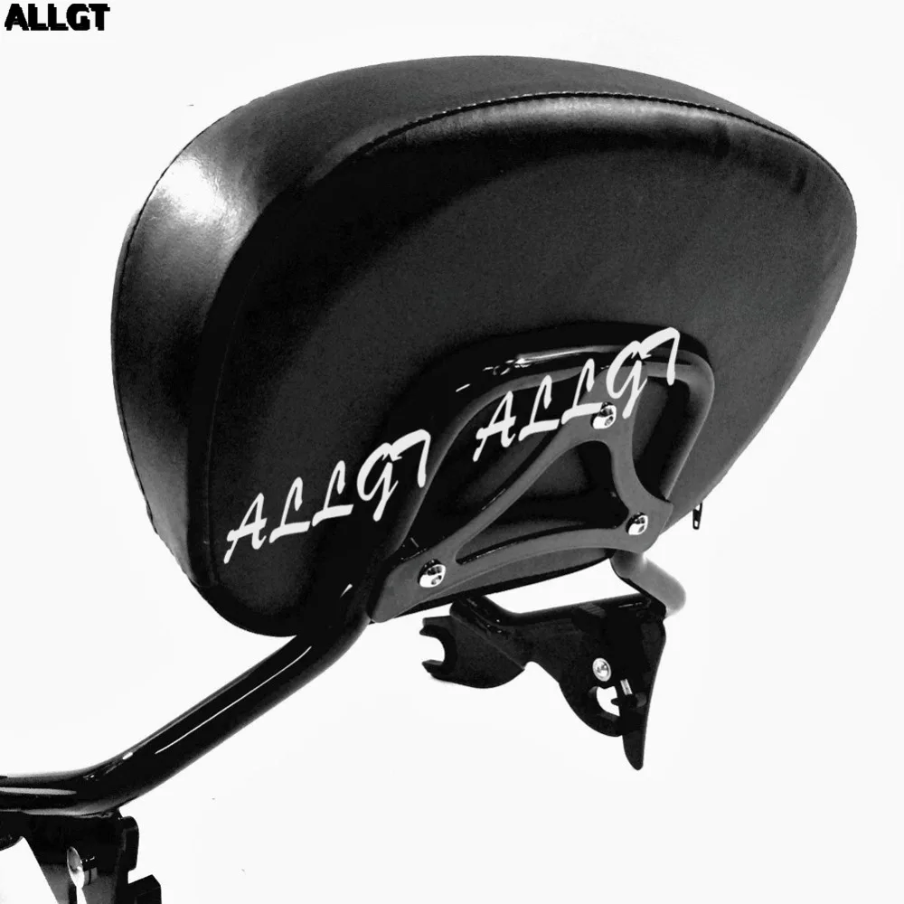 ALLGT New Passenger Sissy Bar Backrest For Touring Street Glide Road King 2008-2016 2009 2010 2011 2012 2013 2014 2015