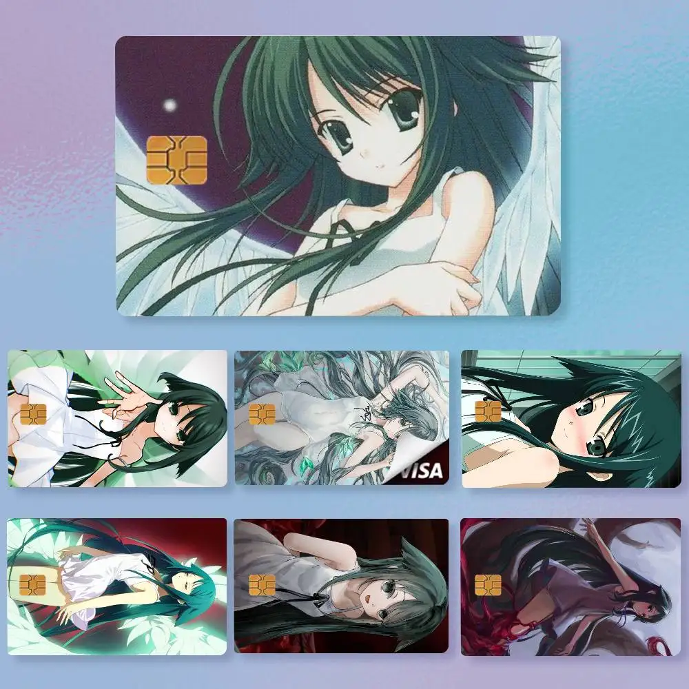 Saya No Uta The S-Song of S-Saya  Credit Card HD Stickers Easy to replace, change card style anytime as you like