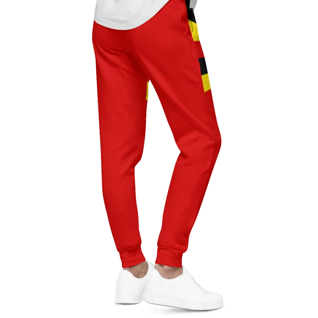 Mens Sweatpants Uganda Flag Pants with Pockets Joggers Soccer Football Multifunction Sports Sweat With Drawstring