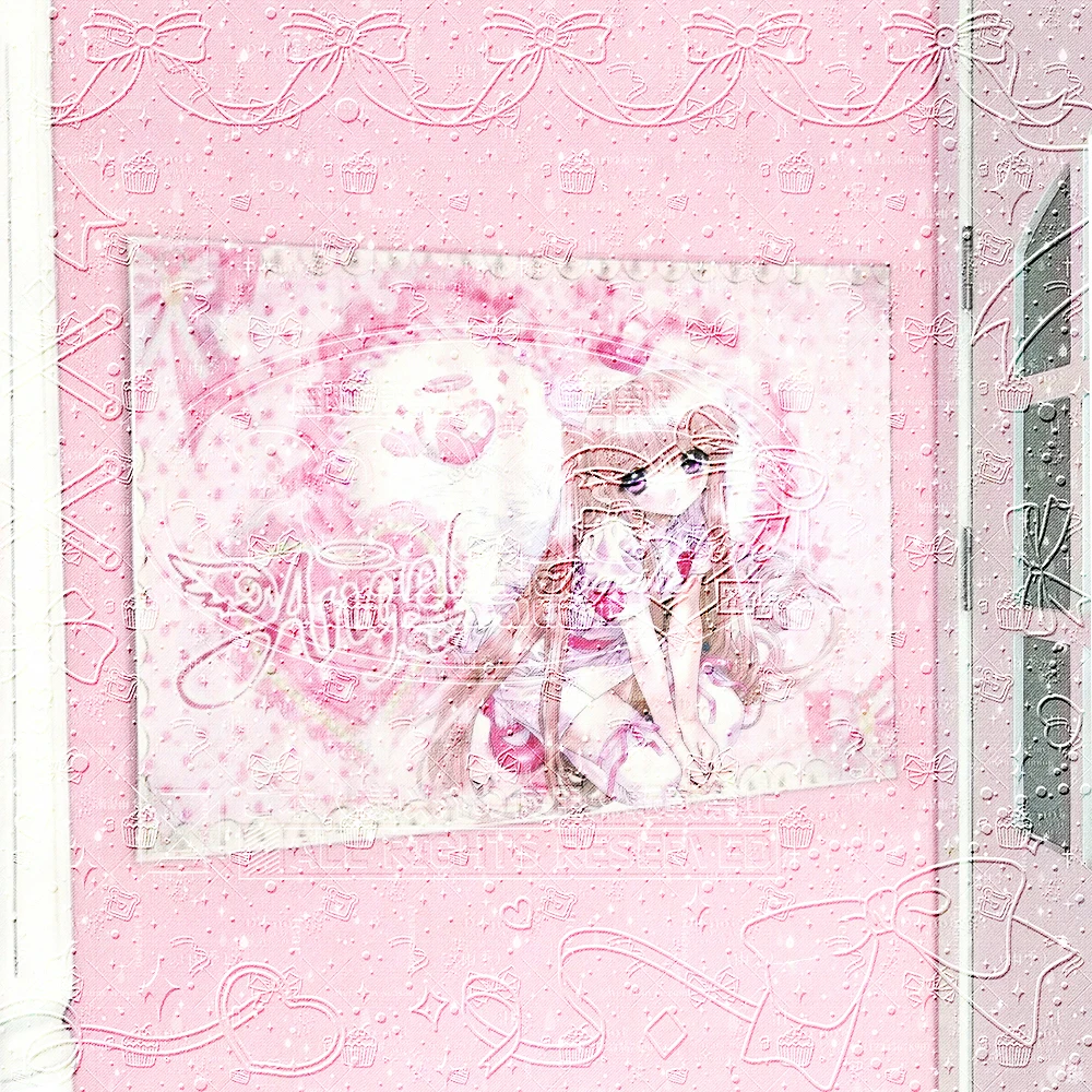 Kawaii Sweet Angel Anime Girl Wandteppich, rosa ästhetischer Wandbehang, niedlicher Wandteppich mit Krankenschwester-Mädchen-Motiv für Schlafzimmer, weicher Stoff