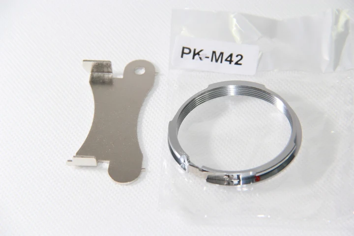 Anillo adaptador de m42-pk para M42, lente de 42mm a pentax, montaje pk K, K-01, K5, K7, K100, K200, KR, KX, K7 KM