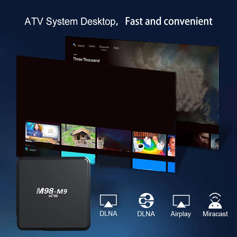 M98 M9 ATV Android TV Box Allwinner H313 رباعي النواة Android Box يدعم 4G 5G WiFi6 BT5.0 HD Set Top TV Box 4k تلفزيون ذكي
