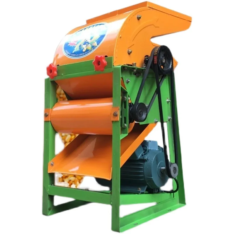 

Household electric corn thresher without peeling, small 220V fully automatic multifunctional corn thresher