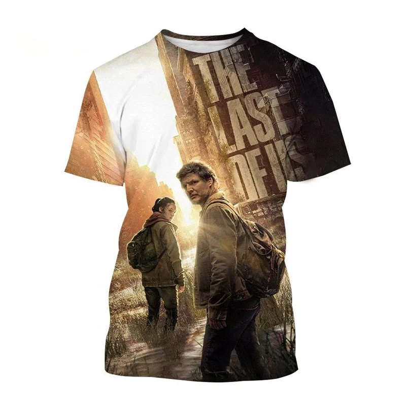 The Last Of Us T-Shirts Game 3D Print Streetwear Men Women Casual Fashion Oversized Short Sleeve T Shirt Kids Tees Tops Clothing