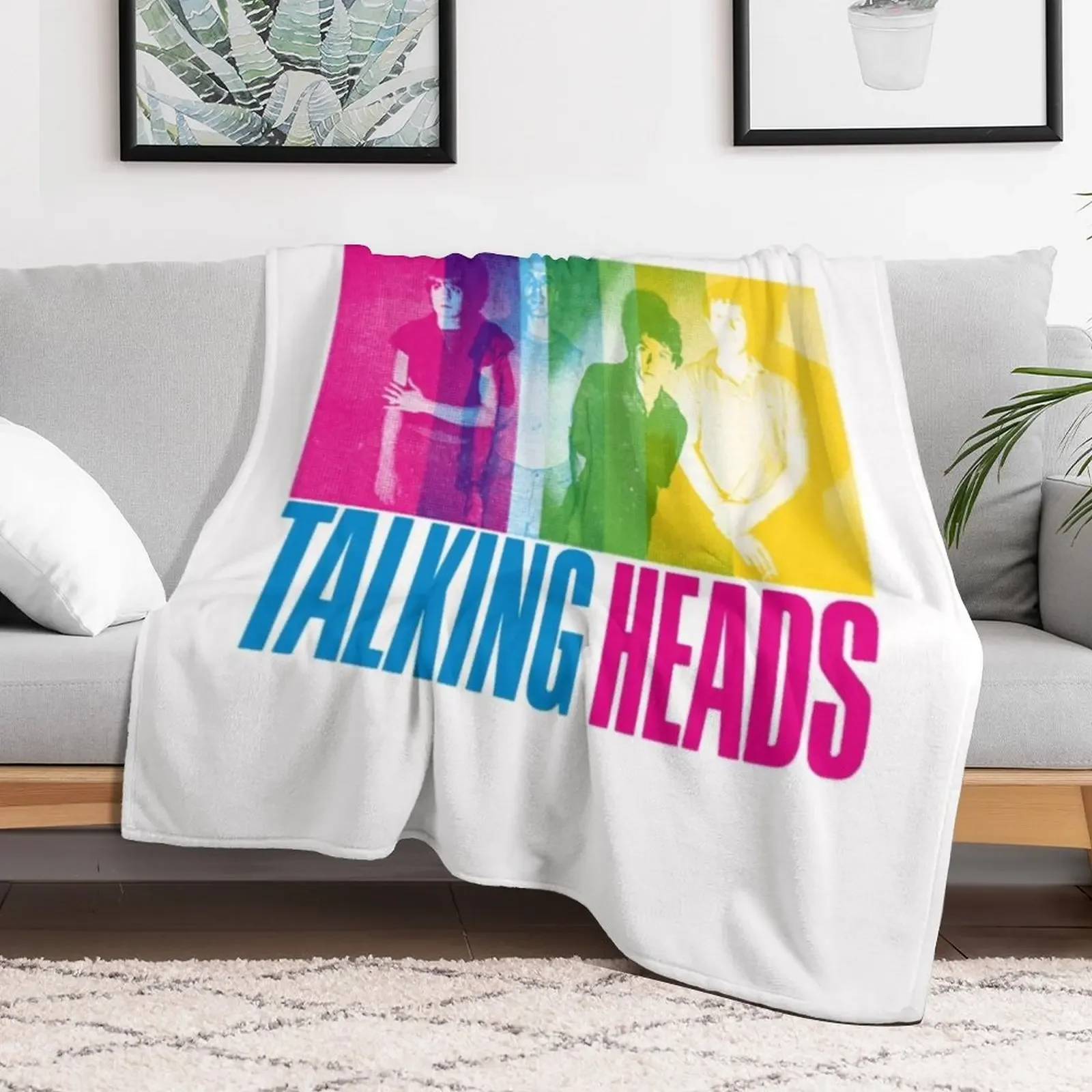 Talking Heads Throw Blanket Soft Warm Blanket Gift for Men Women Adults