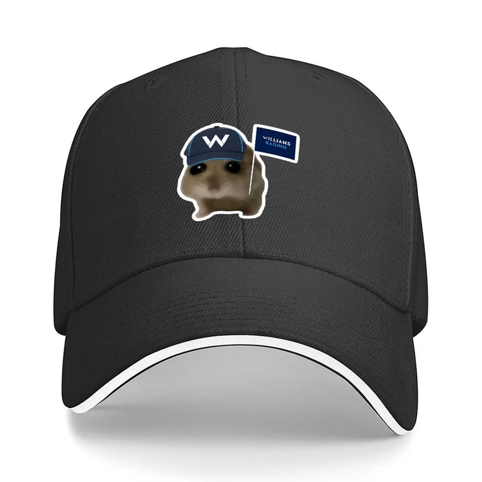 

F1 Williams Racing Hamster Baseball Cap Trucker Cap Anime Sunhat Military Tactical Cap Mens Women's