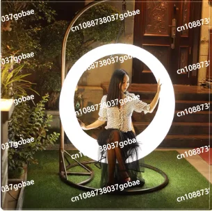 

Подвесное кресло-качалка, светящееся, для свадебного декора, в форме луны, для улицы