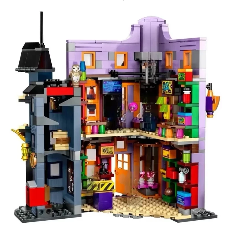 

Big Promotion Building Blocks Weasley Magic Workshop Magic Home Decoration Halloween Christmas and Birthday Gifts