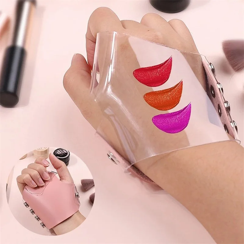 Professional Makeup Artist Gloves PVC Leather Multipurpose Functional Design for Mixing Liquid Shadow And Palettes Makeup Tools
