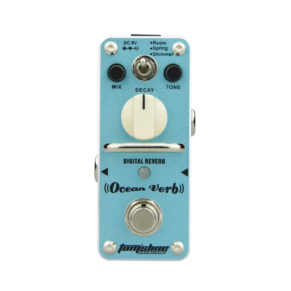 

AROMA AOV-3 Guitar Effect Pedal Mini Single Effect True Bypass Ocean Verb Digital Reverb Electric Guitar Pedal Guitar Parts