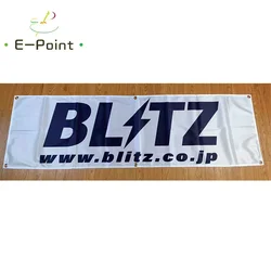 130G 150D Material Blitz White Banner 1.5ft*5ft (45*150cm) Size for Home Flag Indoor Outdoor Decor hyk1973