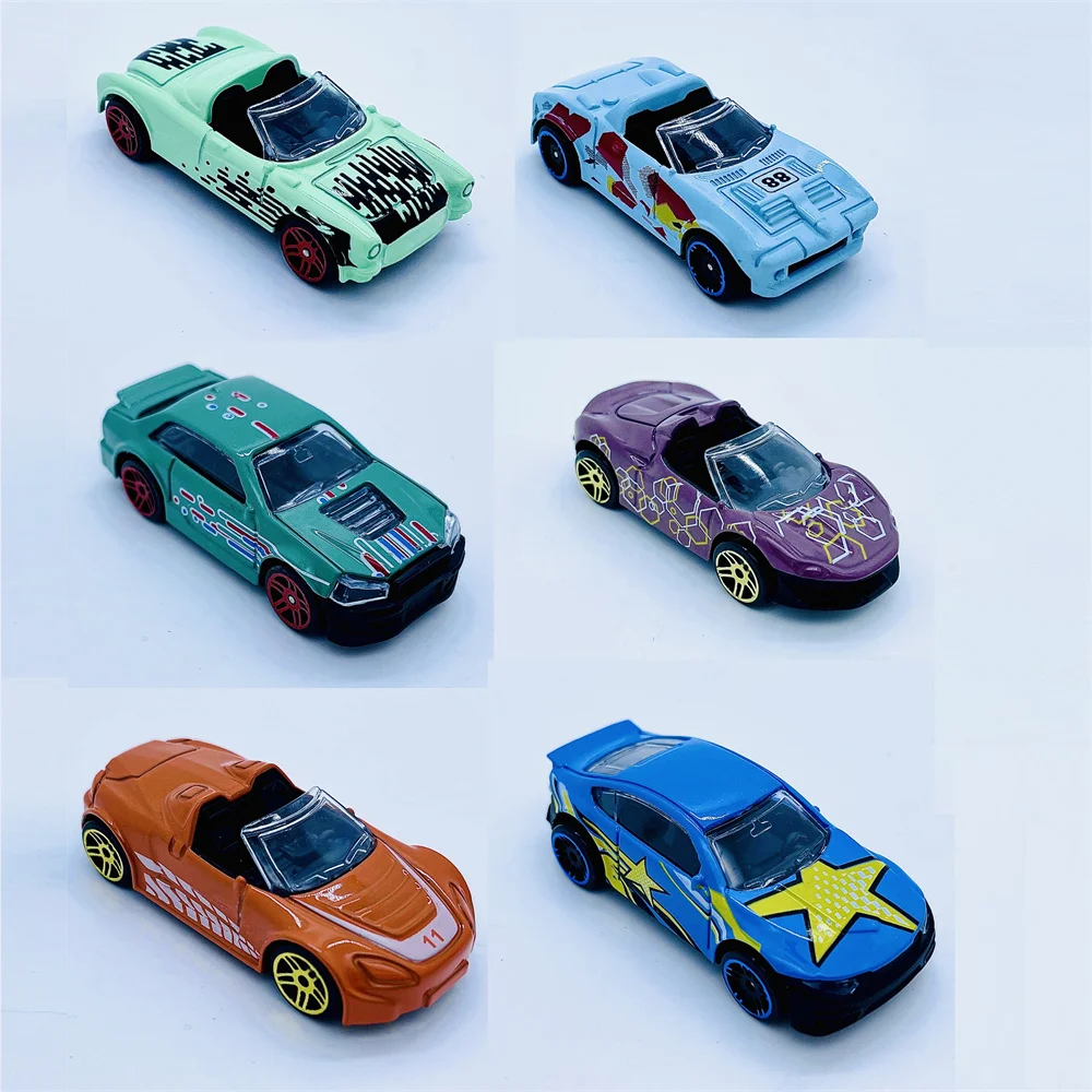 Randomly Colored Alloy Simulation Car Rebound CHILDREN\'S Collectible Ornaments and Gifts