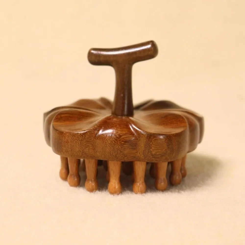 

Multi-Functional Massage Comb Sandalwood Guasha Scraping Body Massager Blood Circulation Circular Tooth Meridian Massage Comb