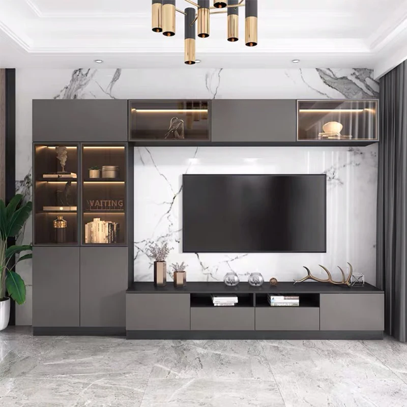 

Лидер продаж, оптовая продажа, деревянная домашняя мебель для гостиной, подставка для телевизора, роскошная подставка для телевизора из МДФ и набор журнальных столиков