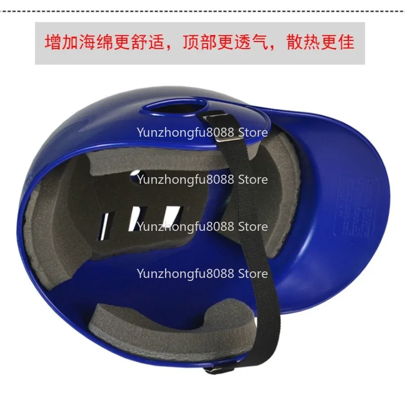 

Трехцветный бейсбольный шлем, бинауральный дизайн, защитный чехол с маской для спортивного защитного снаряжения