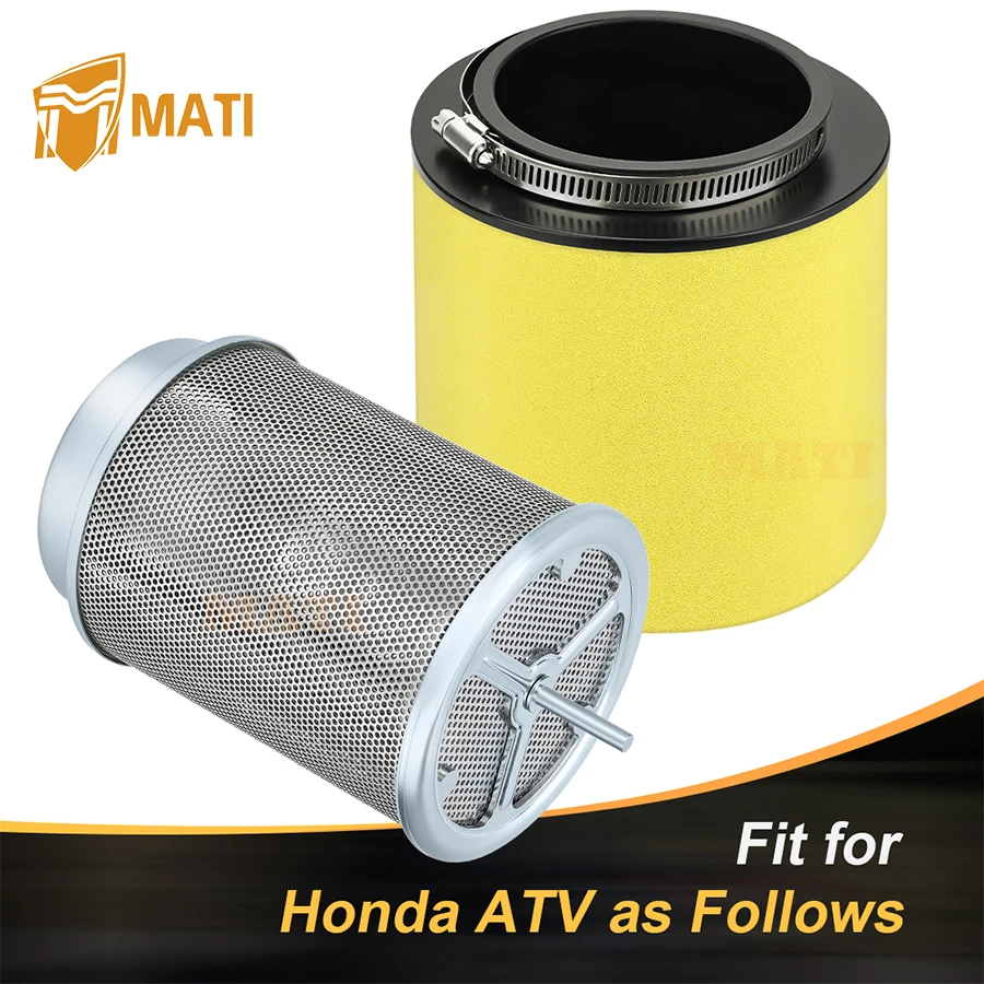 M MATI Air Filter & Guide Cleaner Body For Honda TRX450R 2004 2005 17211-HP1-000