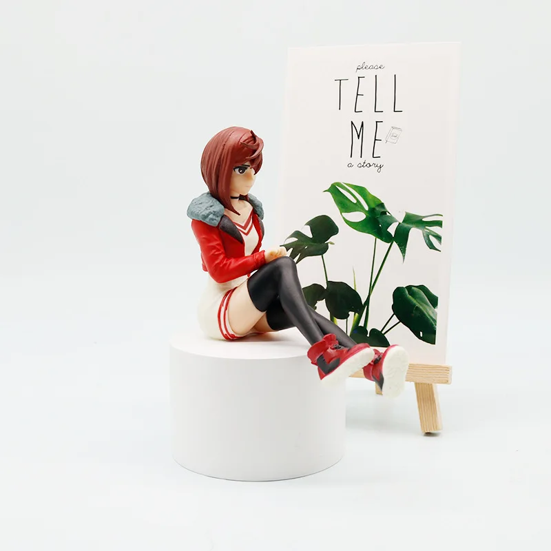 アニメダンダダン綾瀬桃白鳥愛梨座り姿勢 S.H.Figuarts 変形組み立て PVC アクションフィギュアモデル玩具ギフト