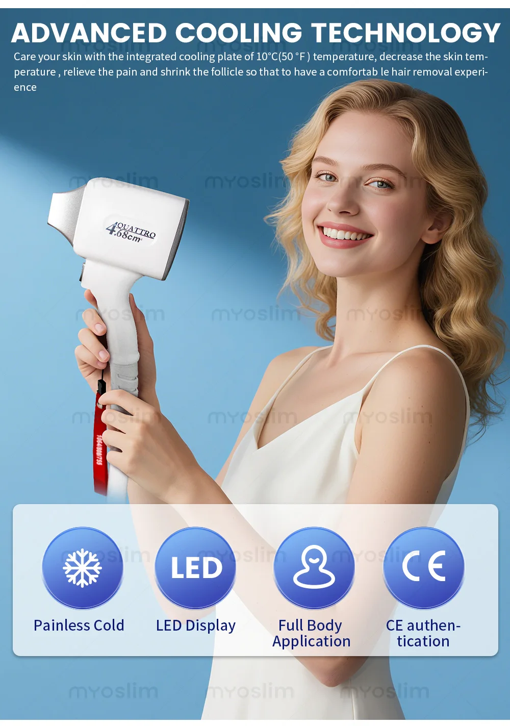 808nm Diode Lase Hair Removal Machine 5000W 10BARS Physical Underarm Face Whole Body Ice Point Permanent Painless Epilator - zdjęcie 1