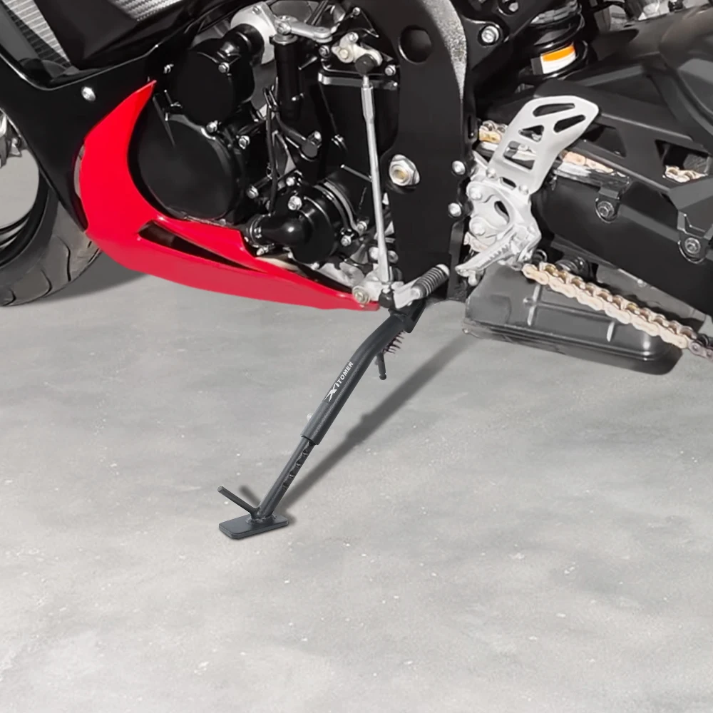 

For Suzuki GSX-R600 GSX-R750 2011-2025 GSXR 600 750 Motorcycle Adjustable Kickstand Side Stand Parking Foot Support Holder Steel
