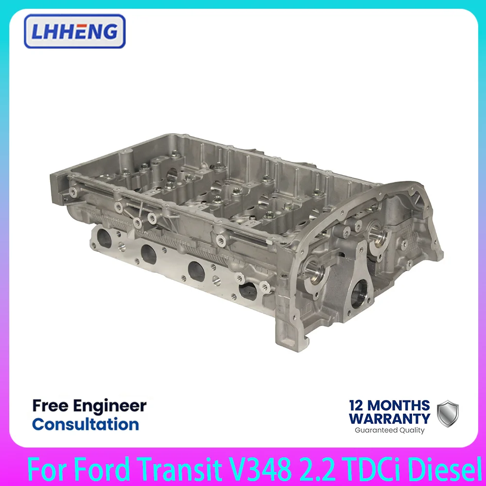 Cylinder Head For Ford Transit V348 Mk7 Custom Ranger TKE 2.2 TDCi Diesel 2006-2014 BK3Q-6C032-AD 1740108 908758 U2Y0-10-YF0