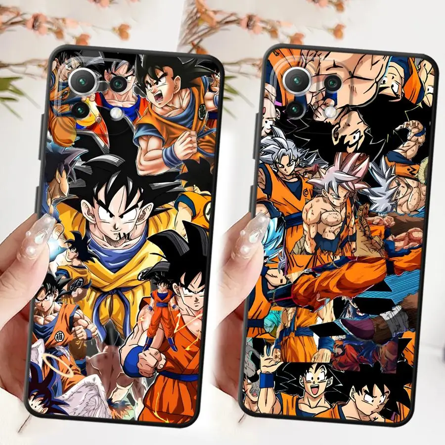 Soft Back Phone Cover Case for Xiaomi Mi 9 10T 10 11 13 Lite CC9Pro 11T 14 Pro 9T 13 Dragon Ball