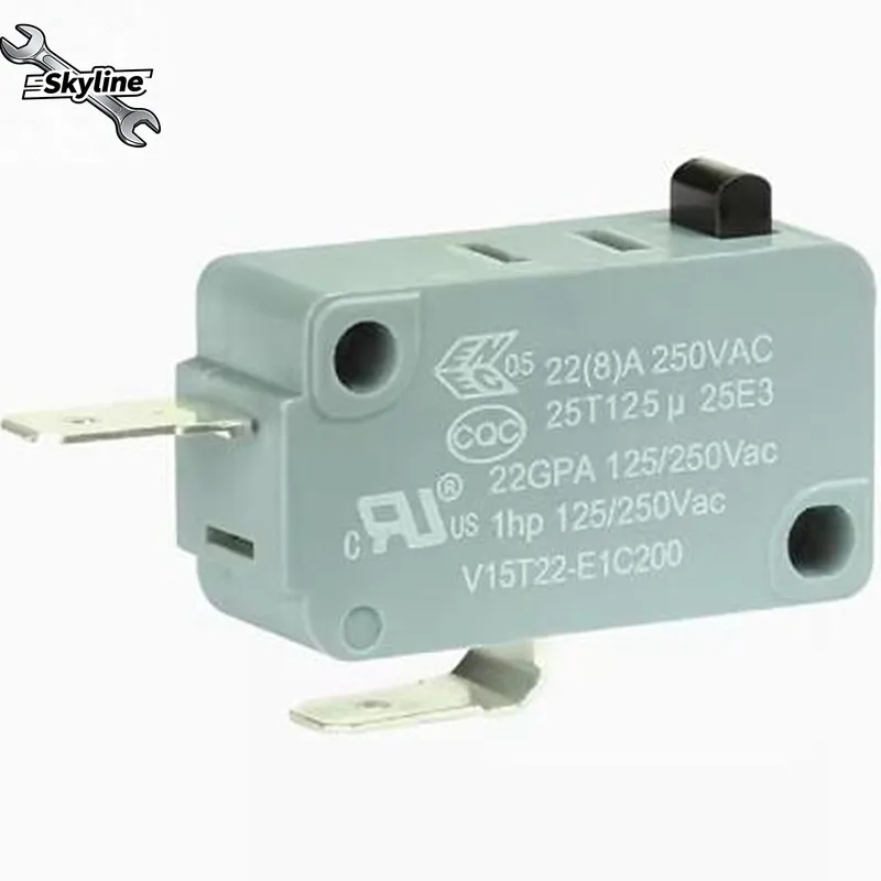 5pcs Micro Switch V15T22-E1C200 SNAP ACT SPST-NC 22A 250V