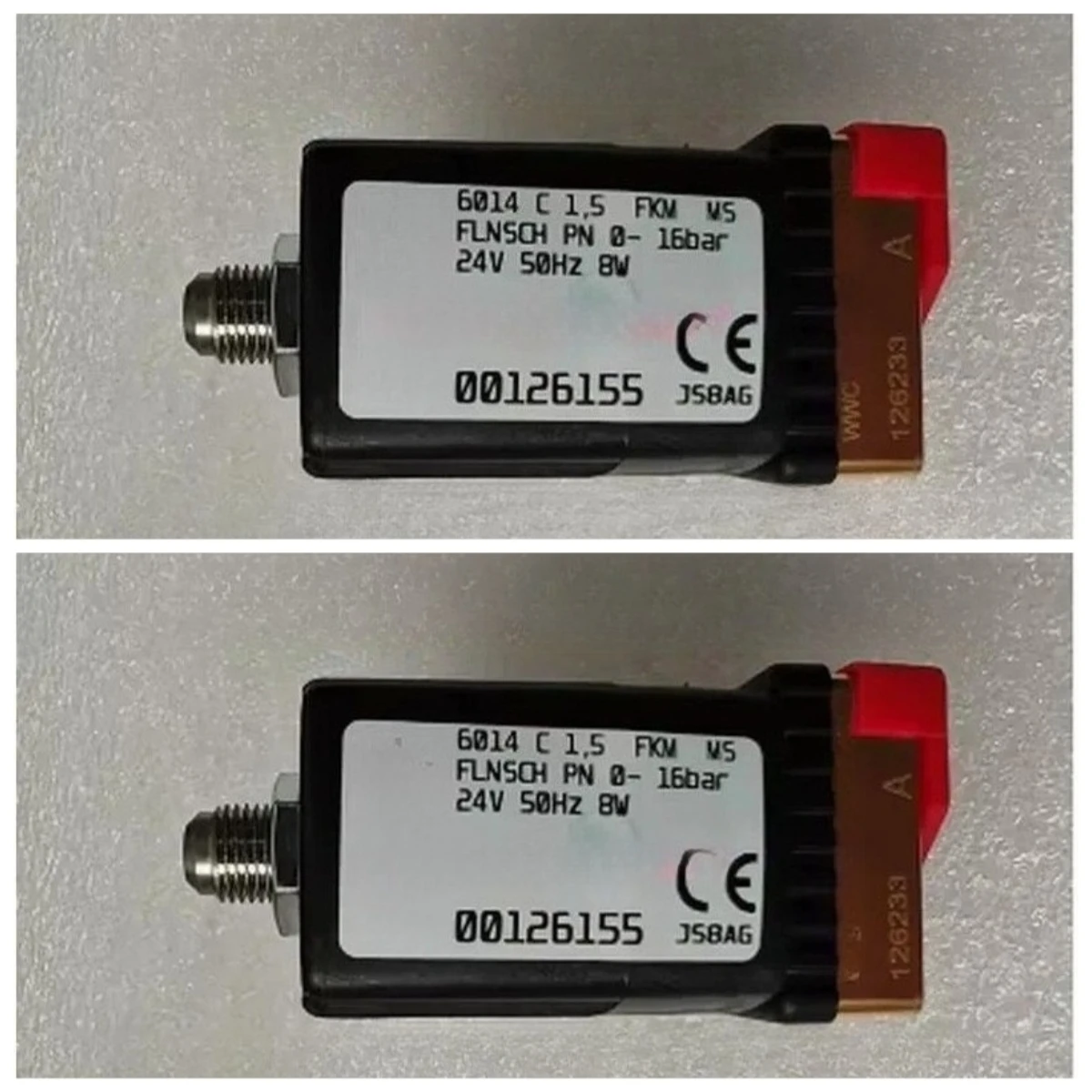 2026 1pcs 3-way solenoid valve 6014 C 1.5 FKM 24V compressed air 00126155
