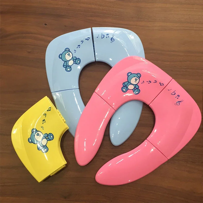 Portable Kids Travel Potty Seat Pad Baby Folding Toilet Training Seat Cover Toddler Urine Assistant Cushion Children Pot Seater