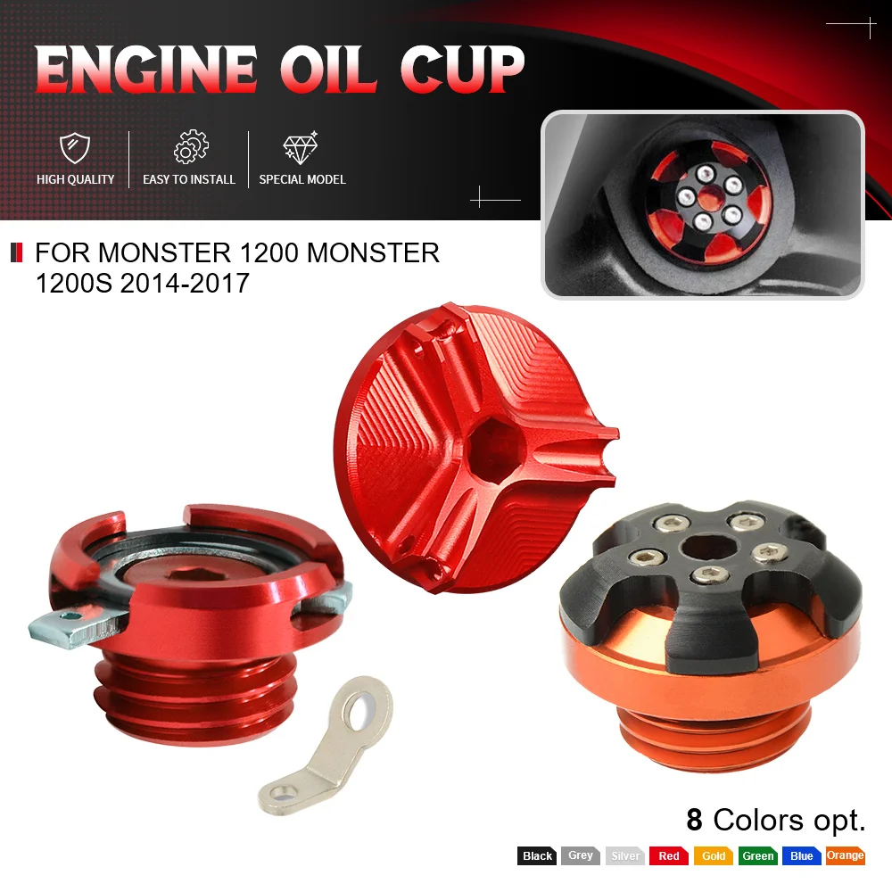 

M19*2.5 Oil Filter Cup Engine Oil Drain Sump Nut Cup Plug Cover FOR HONDA CB 1000RR/ 300F / 500F/ 500X/ 600F/ 650F/ 900F/ 1100