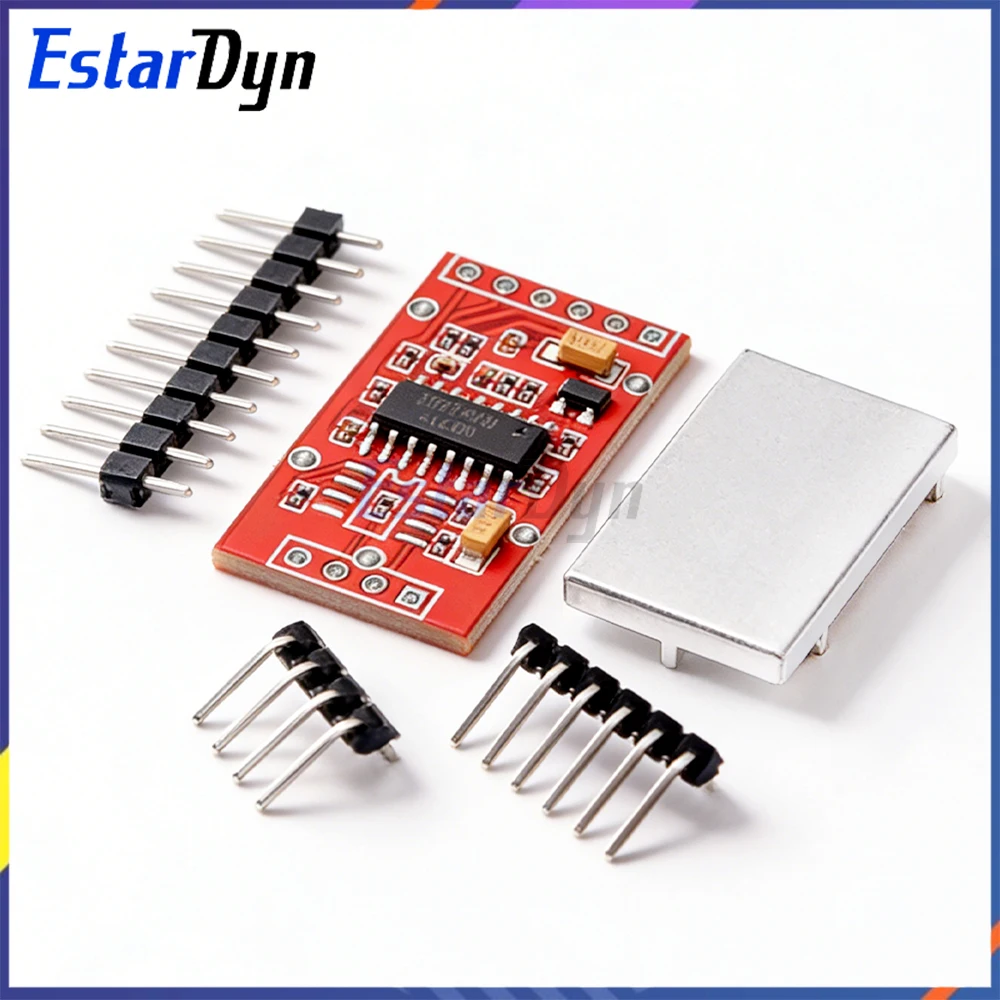 HX711 dedicated AD module for weighing sensor, force measurement module, dual-channel 24-bit analog-to-digital conversion, with