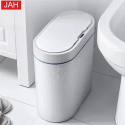 9L Smart Sensor Trash Can Electronic Automatic Household Bathroom Toilet Waterproof Narrow Seam Cubo Basura
