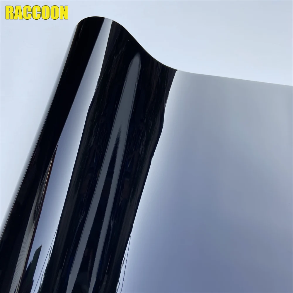 PET Glossy Piano Black Vinyl Wrap Chrome Delete Film Car Stickers Air Bubble Free for Vehicle Chrome Trim Roof Wing Pillar