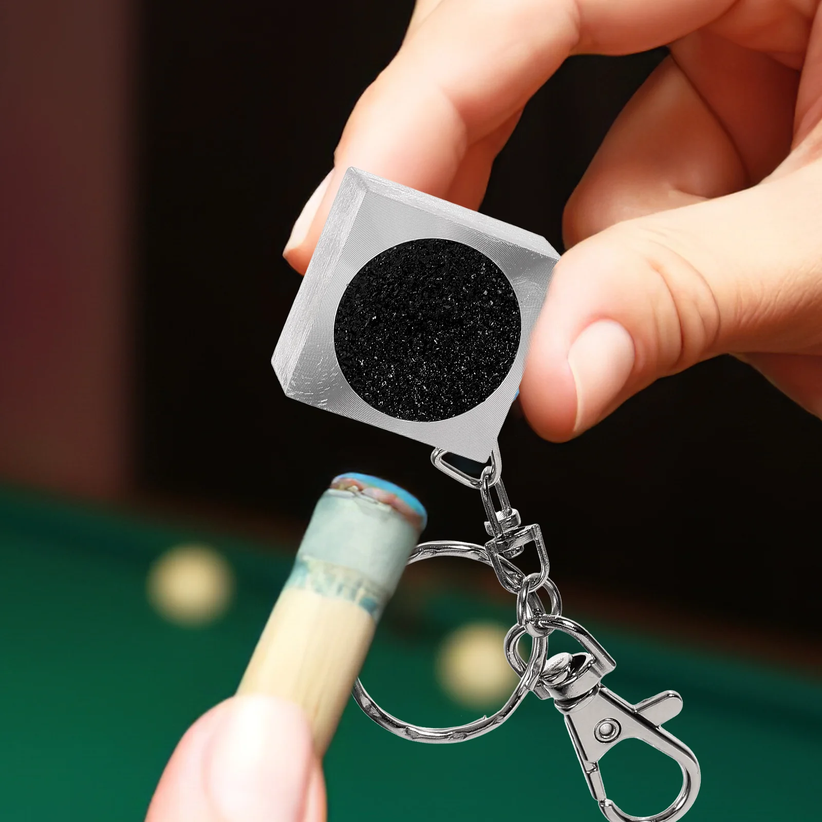 

Keychain Pool Cue Sander Billiard Tip Grinder Stick Repair Tool Accessories Shaper