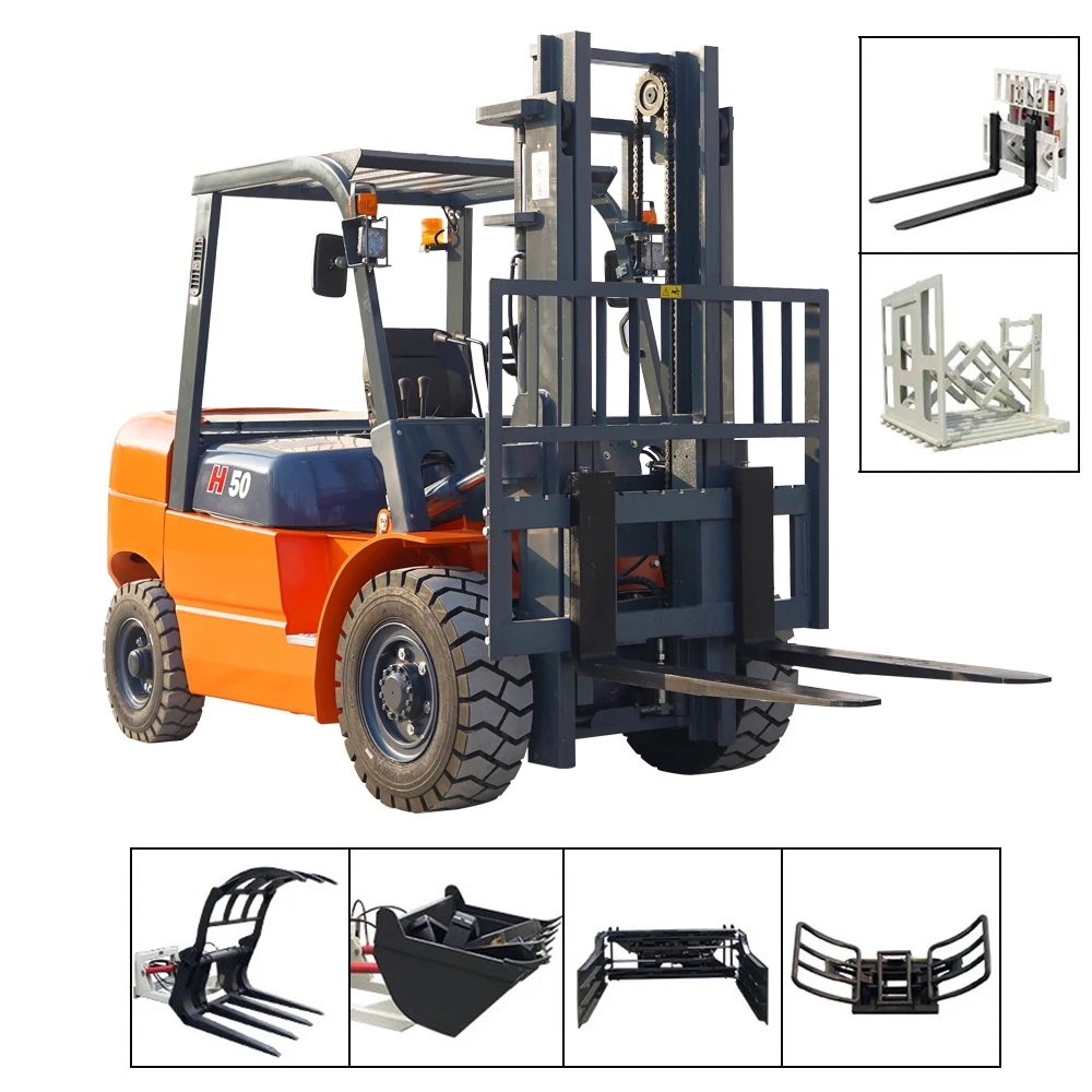 

For Sale Diesel Forklift 3, 5 Tons Diesel Forklift Diesel Engine High Quality All Terrain Forklift Euro 5 Factory Customized
