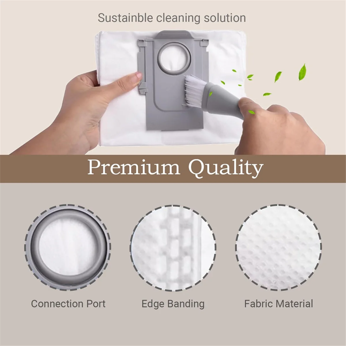 A874I TOP Replacement Parts Kit for Q5 Pro, Q5 Pro+ (Plus), Q8 Max, and Q8 Max+ (Plus) Robot Vacuum Cleaners