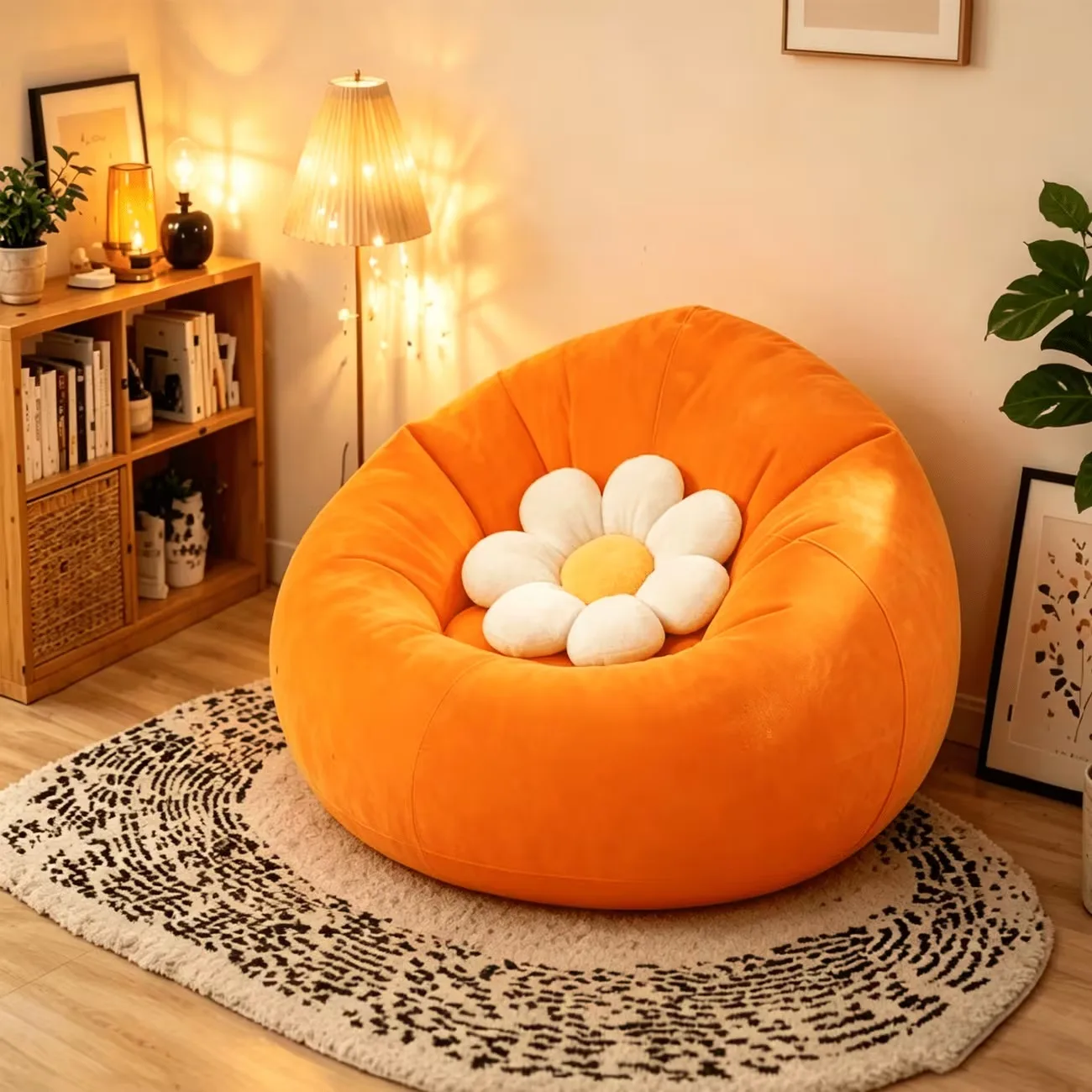 1Set Inflatable Lazy Sofa Folding Portable PVC Inflatable Air Chair with Air Pump for Home Outdoor Camping Beach Lounge Chair
