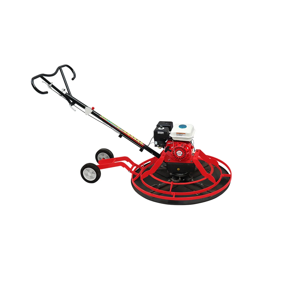 Concrete Machinery Electric Motor Vibratory Power Trowel 980 Mm Gasoline Manual Walk Behind Vibrating Concrete Trowel