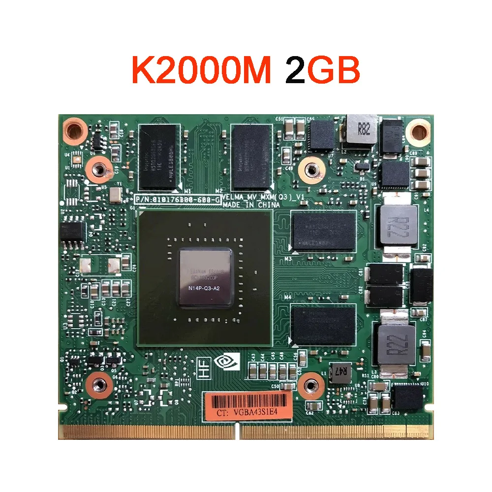 Quadro K610M 1GB K1000M K1100M K2000M K2100M 2GB Video Card K610 K1000 K1100 K2000 K2100 For iMac A1311 A1312 2009 2010 2011