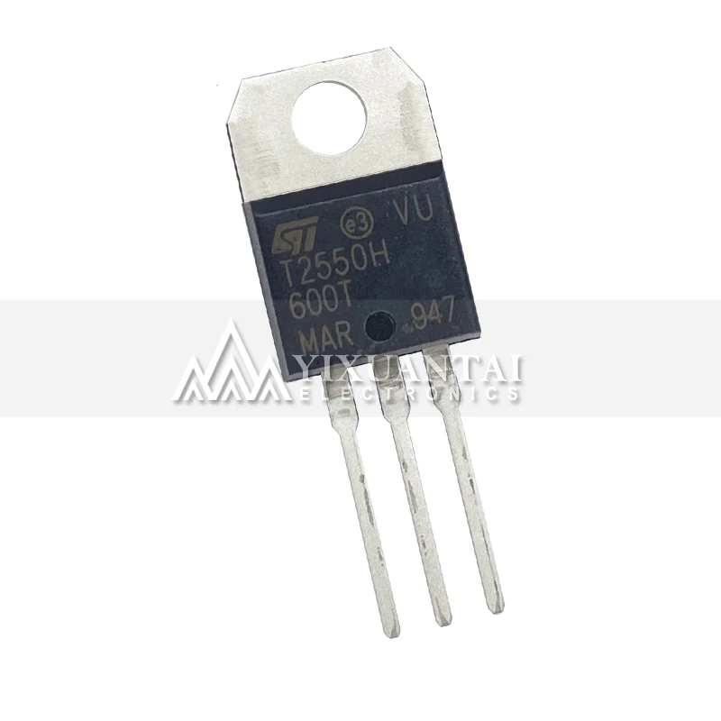 10pcs/lot   NEW origina T2550H-600T T2550H-600 T2550H T2550 600V 25A TO220 Triode Transistor TO-220