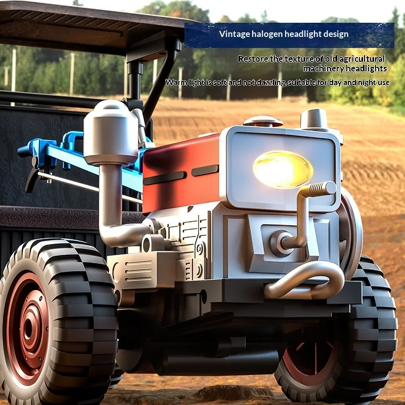 Jjrc nuevo Tractor de mano con control remoto C8836 Tractor de simulación de tracción en las cuatro ruedas de proporción completa coche de juguete Rc para niños