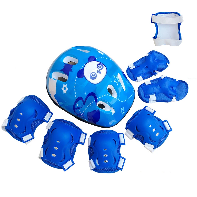 Children Scooter Roller Skating Protection Setting Include 7 Pieces